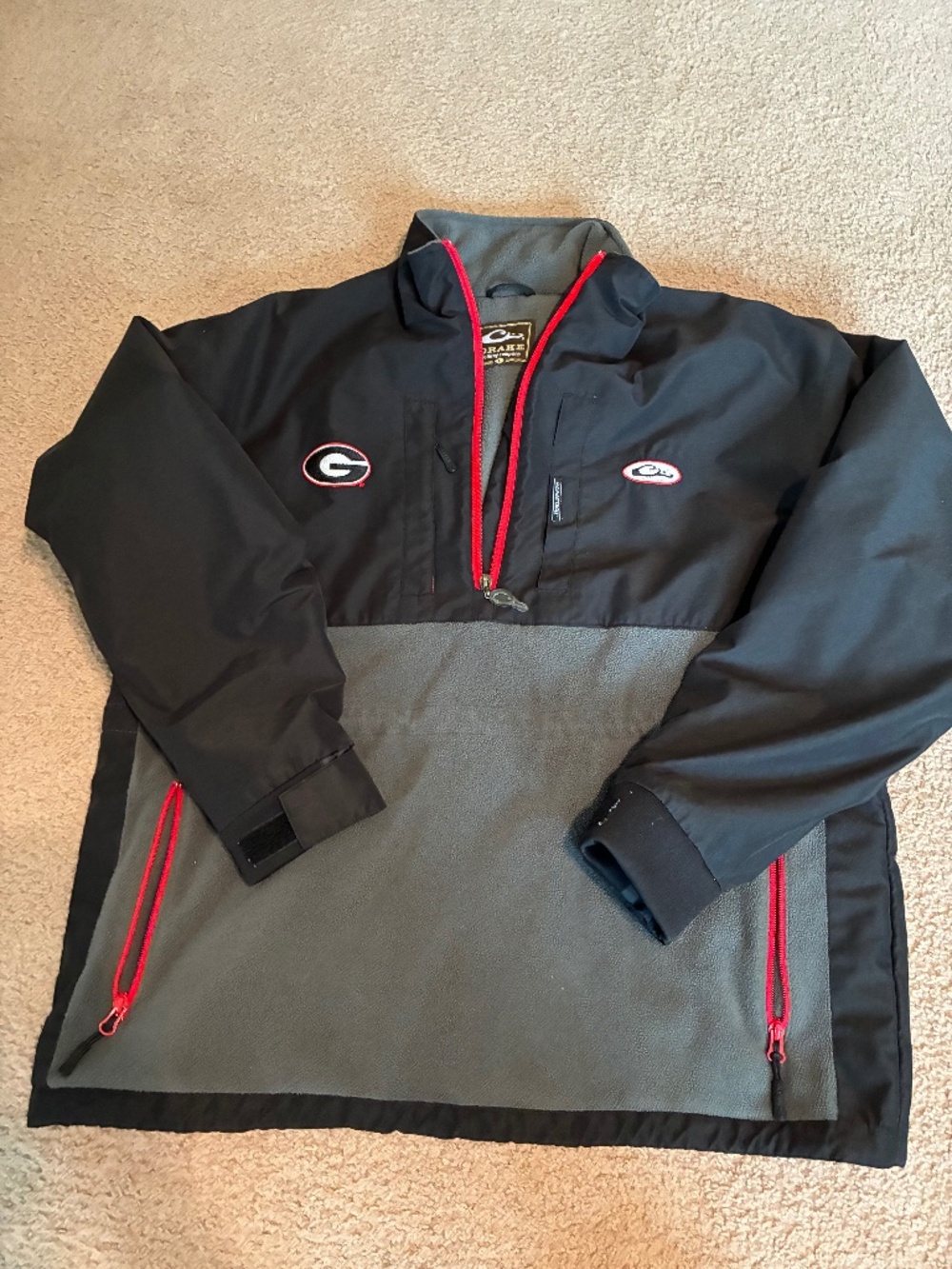 Georgia Drake Pull Over Jacket Size Large